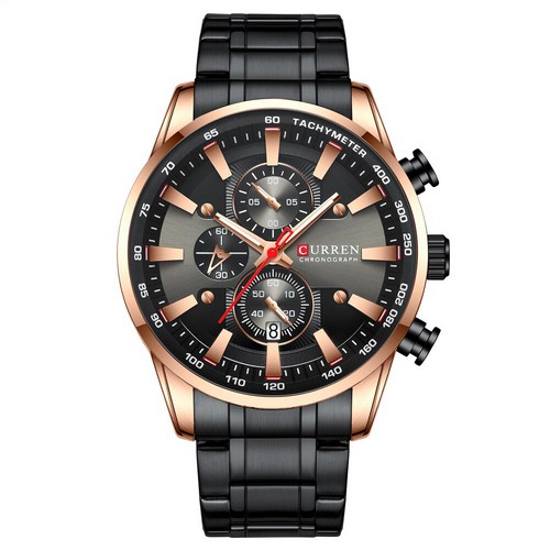Curren 8351 Black-Cuprum