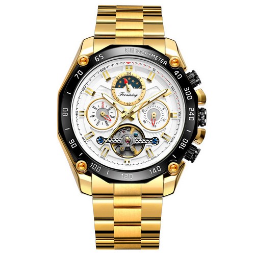Forsining 6913 Gold-Black-White