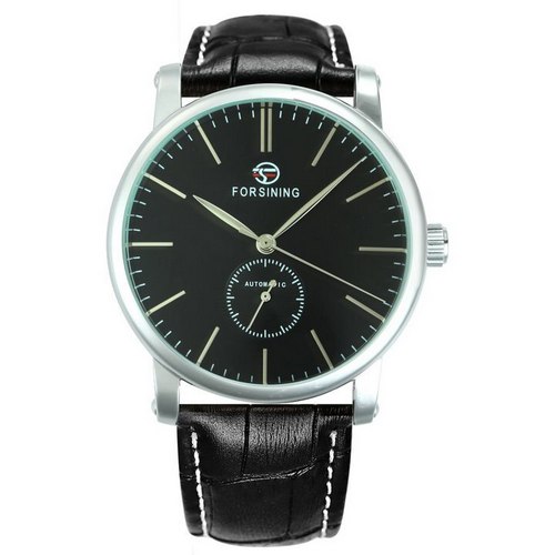 Forsining 8214 Silver-Black